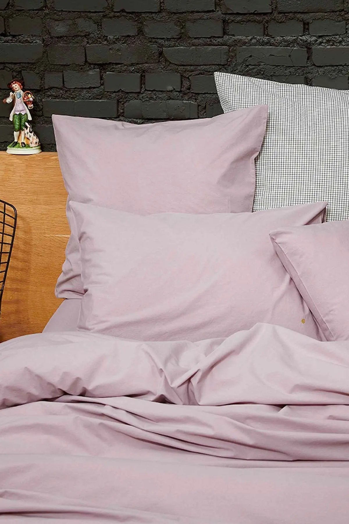 Kussensloop Celeste Poivre Rose 65 X 65 van La cerise sur le gateau | Kids Conceptstore Le Fanfare