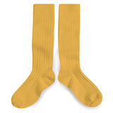 La Haute - Ribbed Knee-high Socks - Camomille van Collegien | Kids Conceptstore Le Fanfare