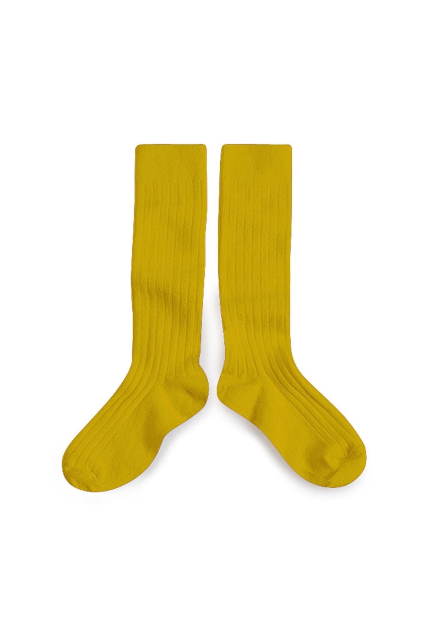 La Haute - Ribbed Knee-high Socks - Kiwi Dore van Collegien | Kids Conceptstore Le Fanfare