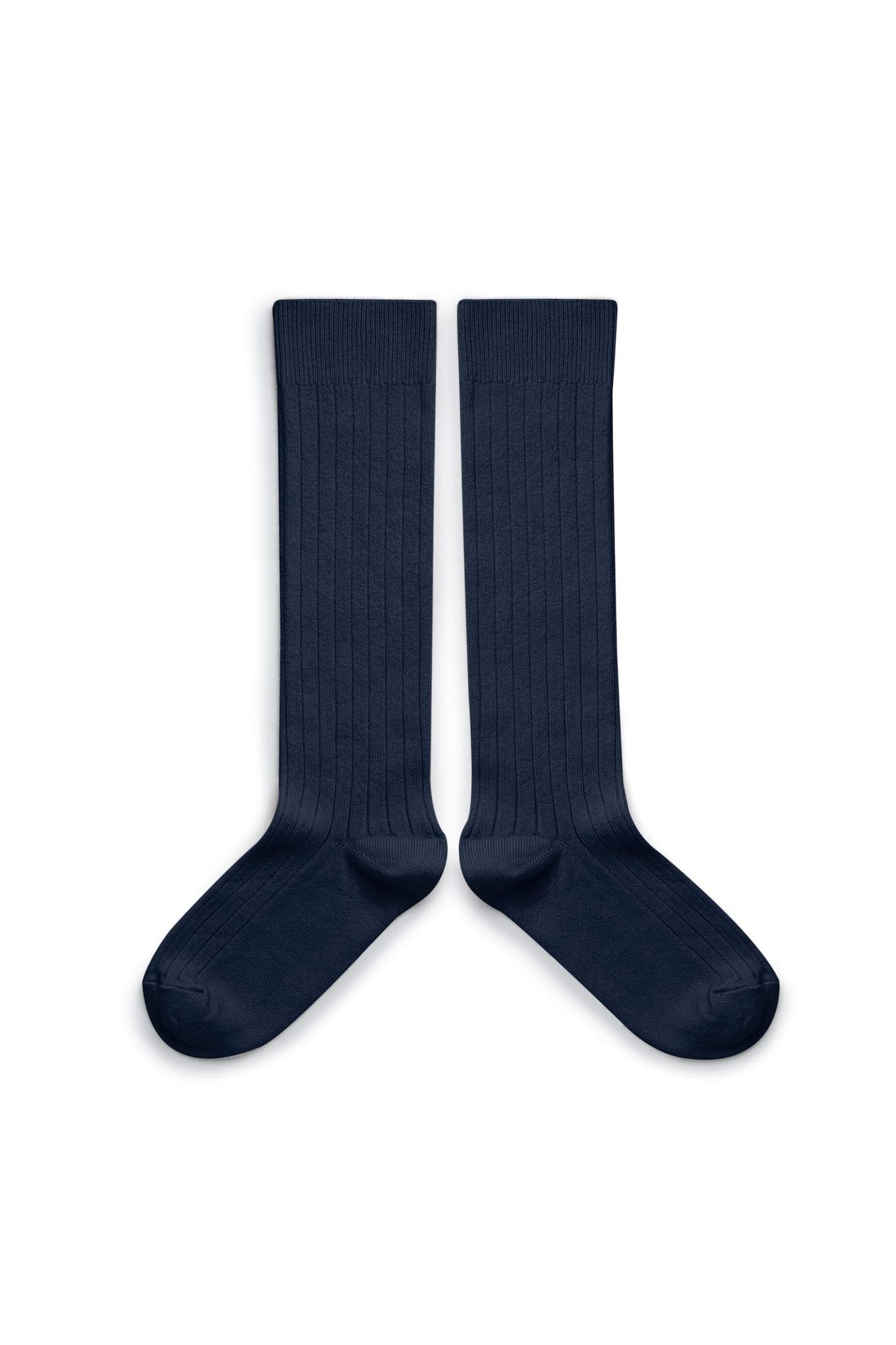 La Haute - Ribbed Knee-high Socks - Nuit Etoilee van Collegien | Kids Conceptstore Le Fanfare