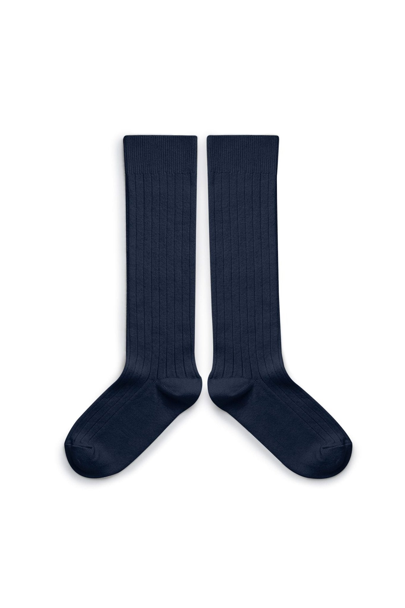 La Haute - Ribbed Knee-high Socks - Nuit Etoilee van Collegien | Kids Conceptstore Le Fanfare
