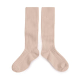 La Haute - Ribbed Knee-high Socks - Sorbet van Collegien | Kids Conceptstore Le Fanfare