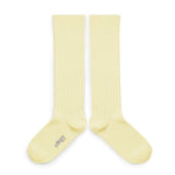 La Haute - Ribbed Knee-high Socks - Vanille van Collegien | Kids Conceptstore Le Fanfare