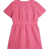 Lace patch dress van Mini Rodini | Kids Conceptstore Le Fanfare