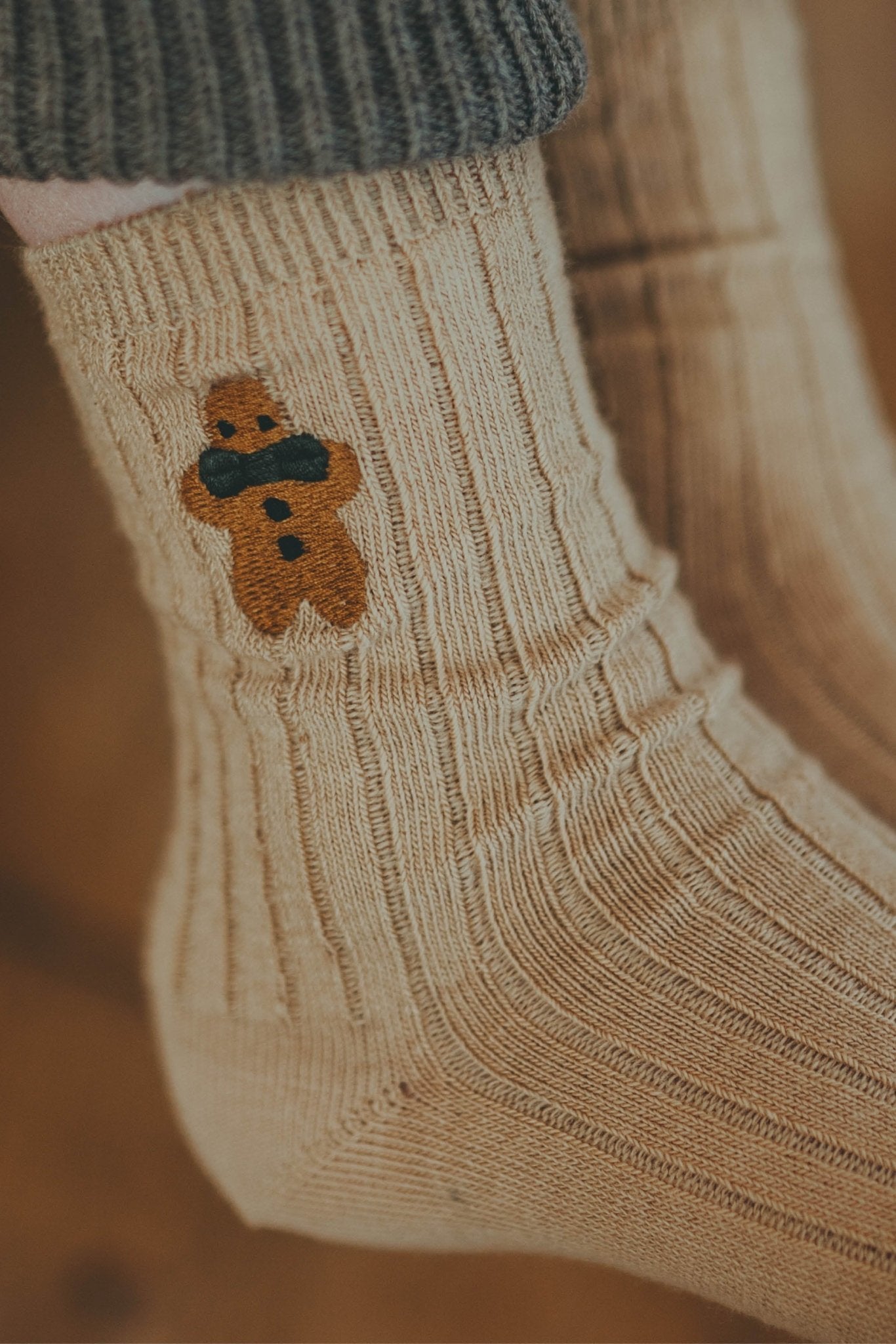Lala Socks | Gingerbread - Biscuit van Donsje Amsterdam | Kids Conceptstore Le Fanfare