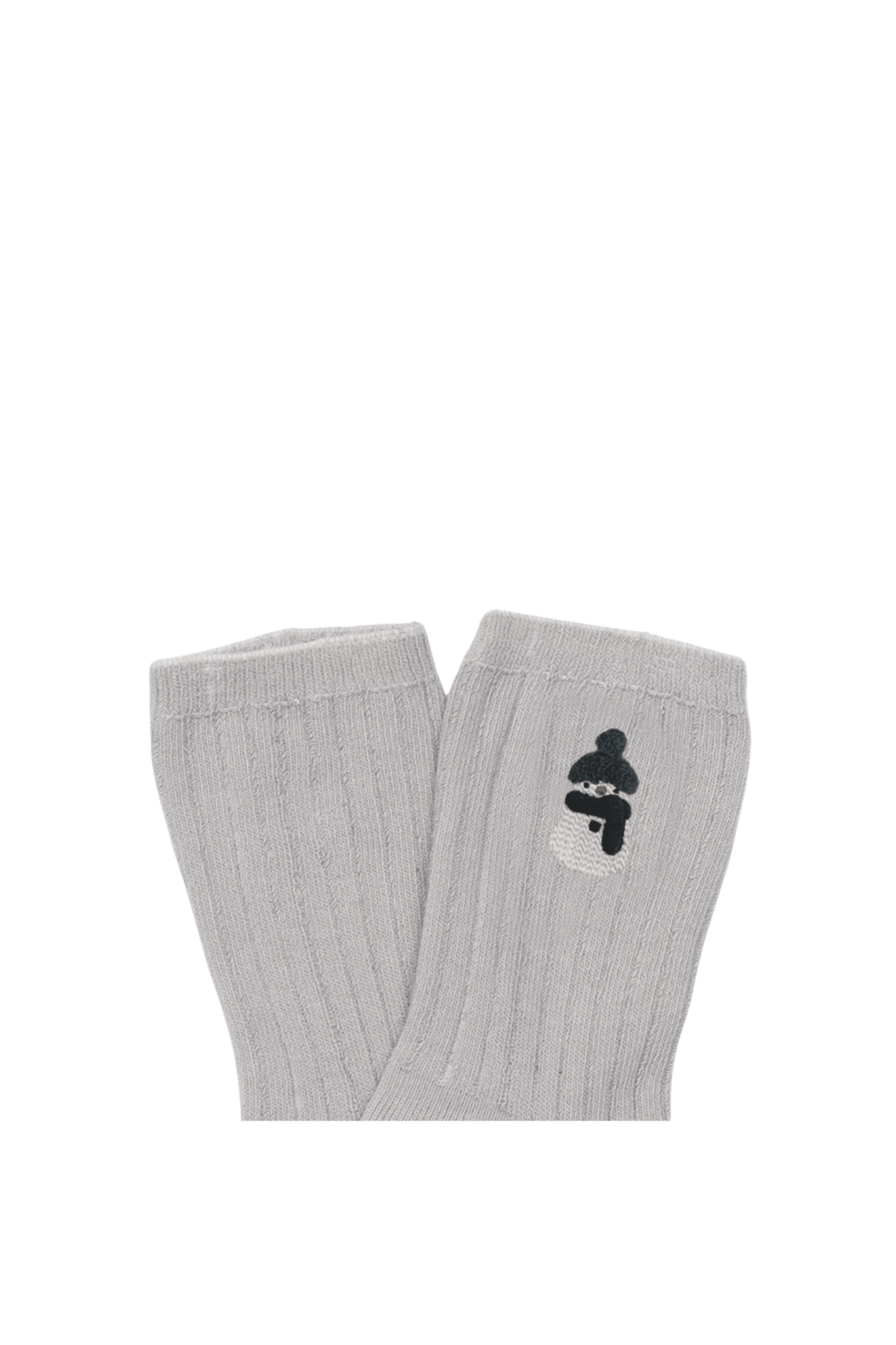 Lala Socks | Snowman - Soft Grey van Donsje Amsterdam | Kids Conceptstore Le Fanfare