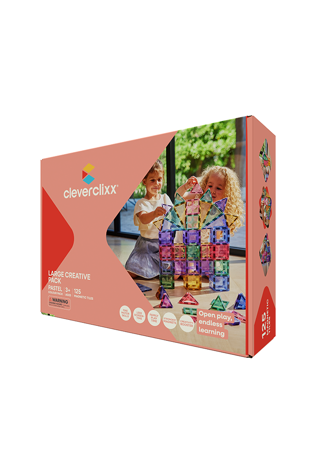 Large Creative Pack Pastel 125 Stuks van Cleverclixx | Kids Conceptstore Le Fanfare