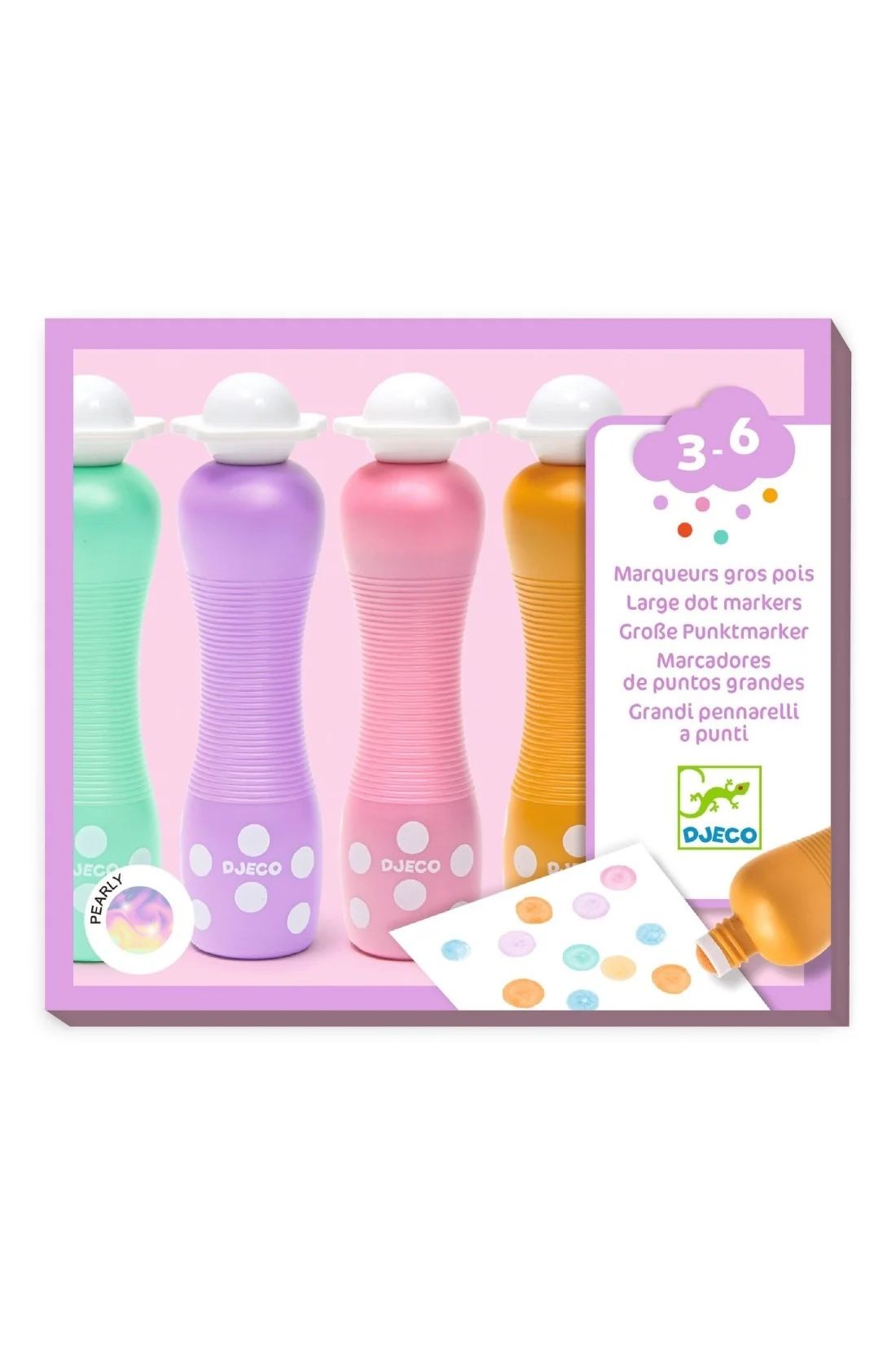 Large dot markers - Pearly van Djeco | Kids Conceptstore Le Fanfare