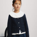 Lark Cardigan Black Iris van The New Society | Kids Conceptstore Le Fanfare