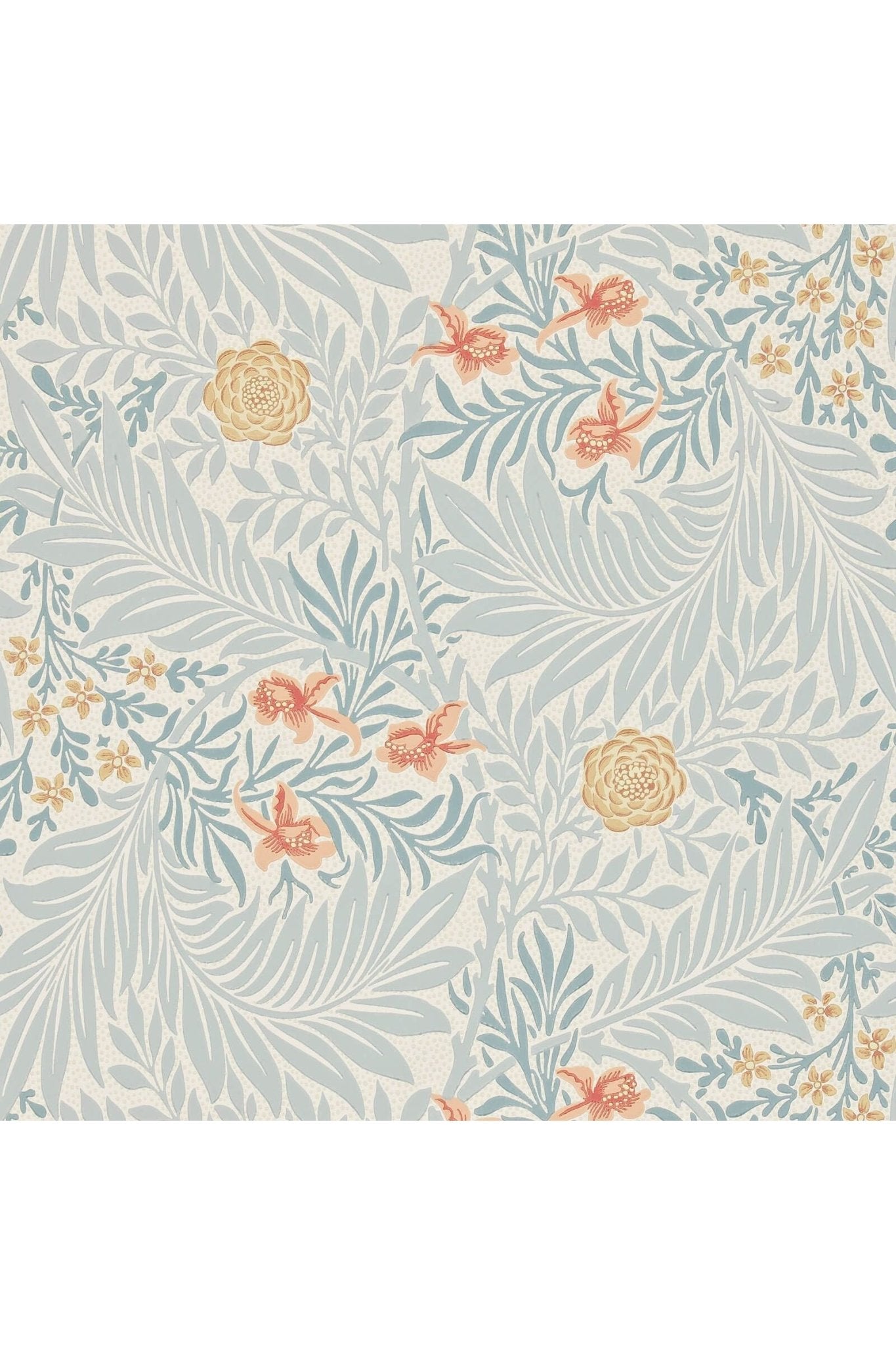 Larkspur Wallpaper - Slate/Russet van Morris & Co | Kids Conceptstore Le Fanfare