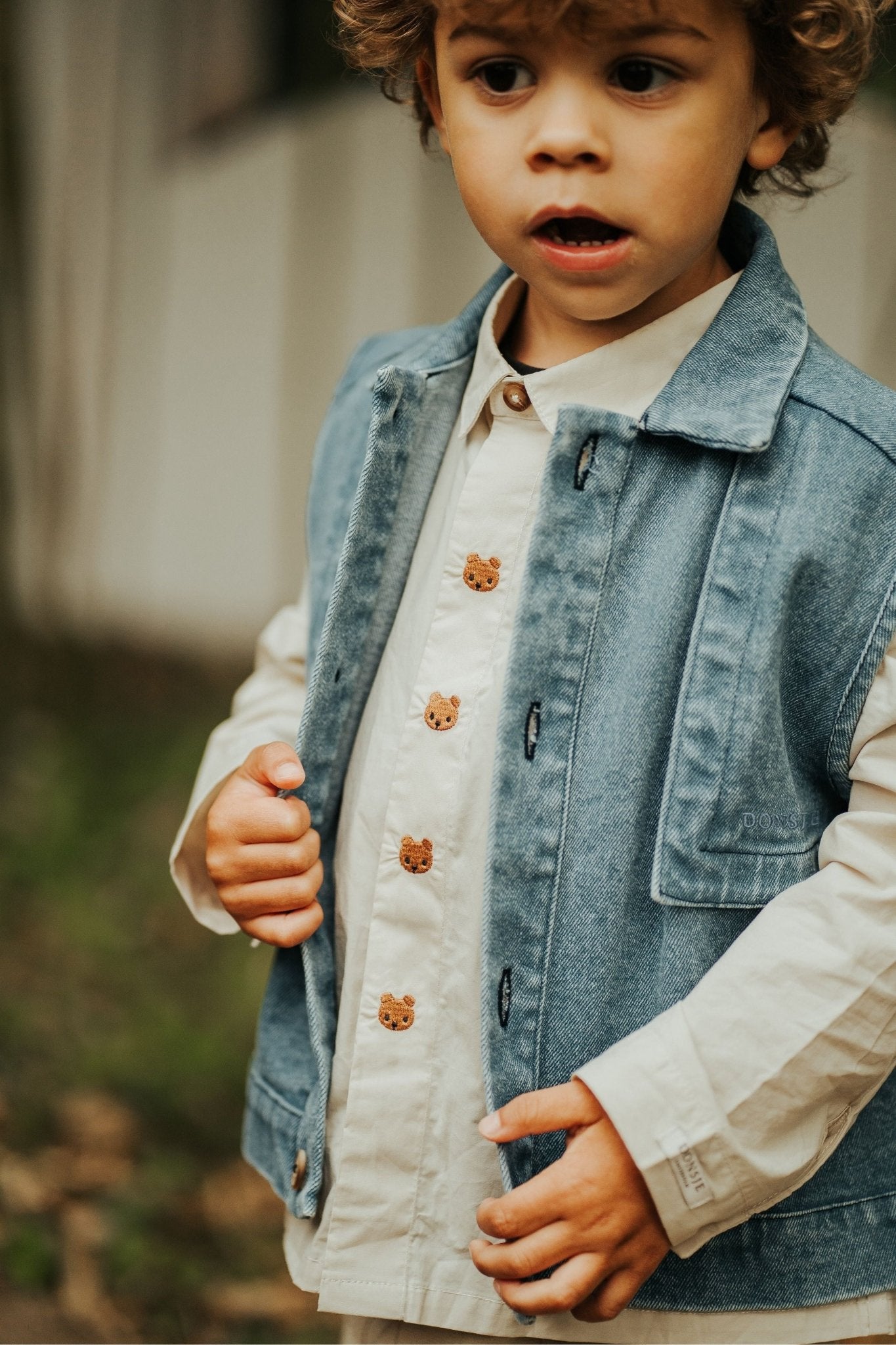 Lauden Shirt - Bears - Birch van Donsje Amsterdam | Kids Conceptstore Le Fanfare