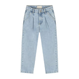 Laure Pleated Jeans - Light Snow Wash