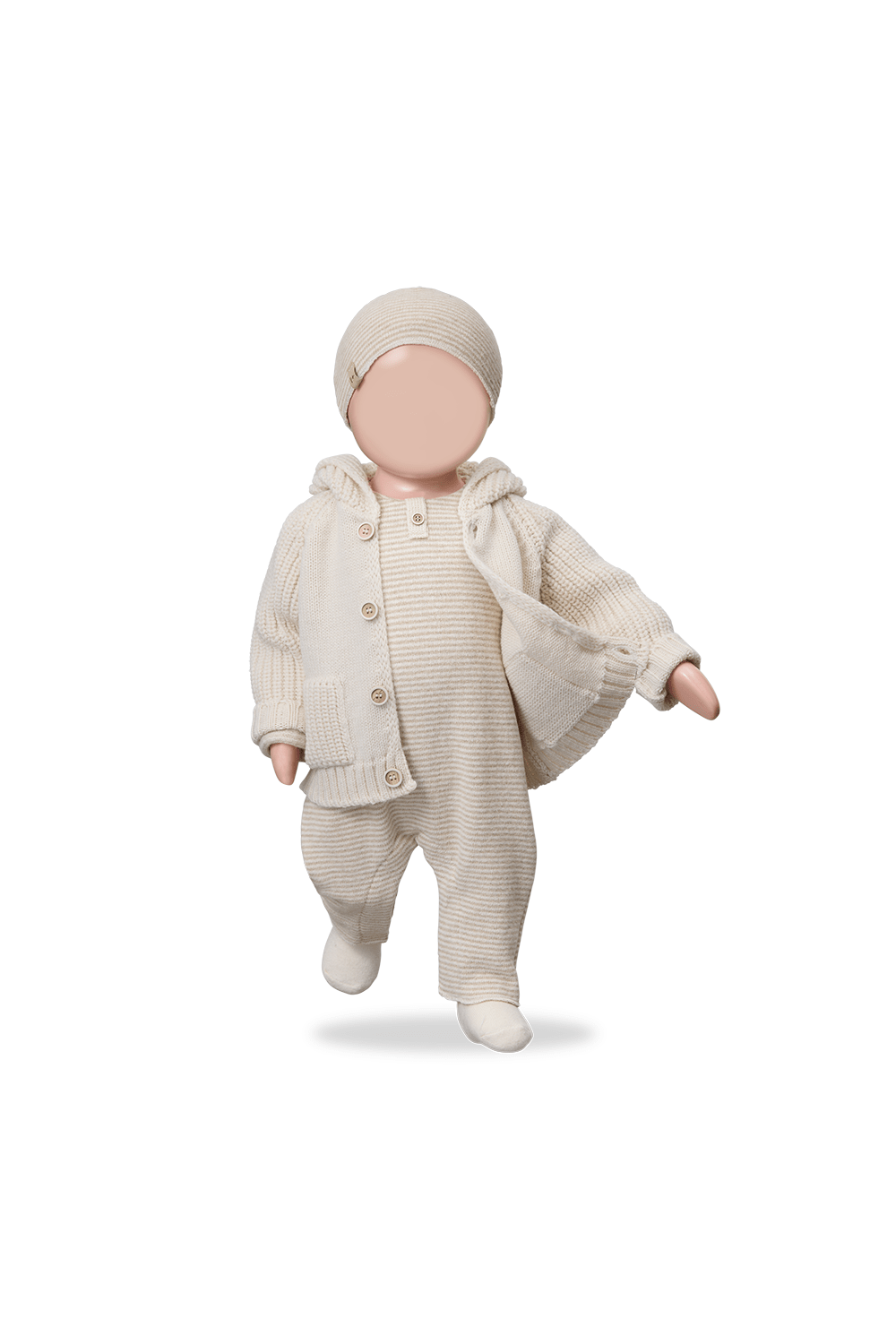 Laval jumpsuit - beige van 1+ in the family | Kids Conceptstore Le Fanfare