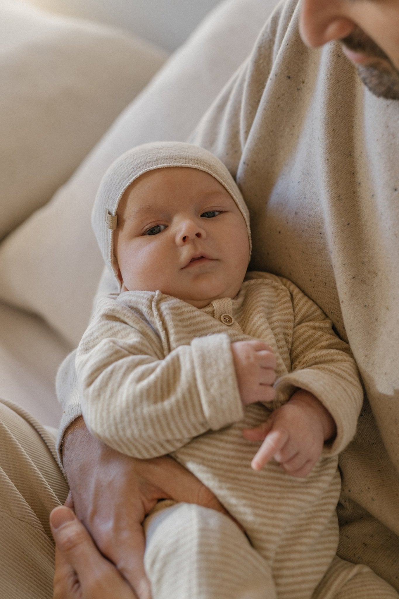 Laval jumpsuit - beige van 1+ in the family | Kids Conceptstore Le Fanfare