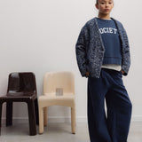 Lea Teen Sweatshirt Black Iris van The New Society | Kids Conceptstore Le Fanfare
