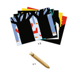 Scratch boards - Learning about animals