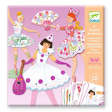 Ledenfiguurtjes om in te kleuren (6st) - Tutu's van Djeco | Kids Conceptstore Le Fanfare