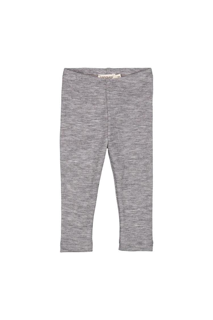 Leg - Wool Rib - Grey Melange van MarMar Copenhagen | Kids Conceptstore Le Fanfare