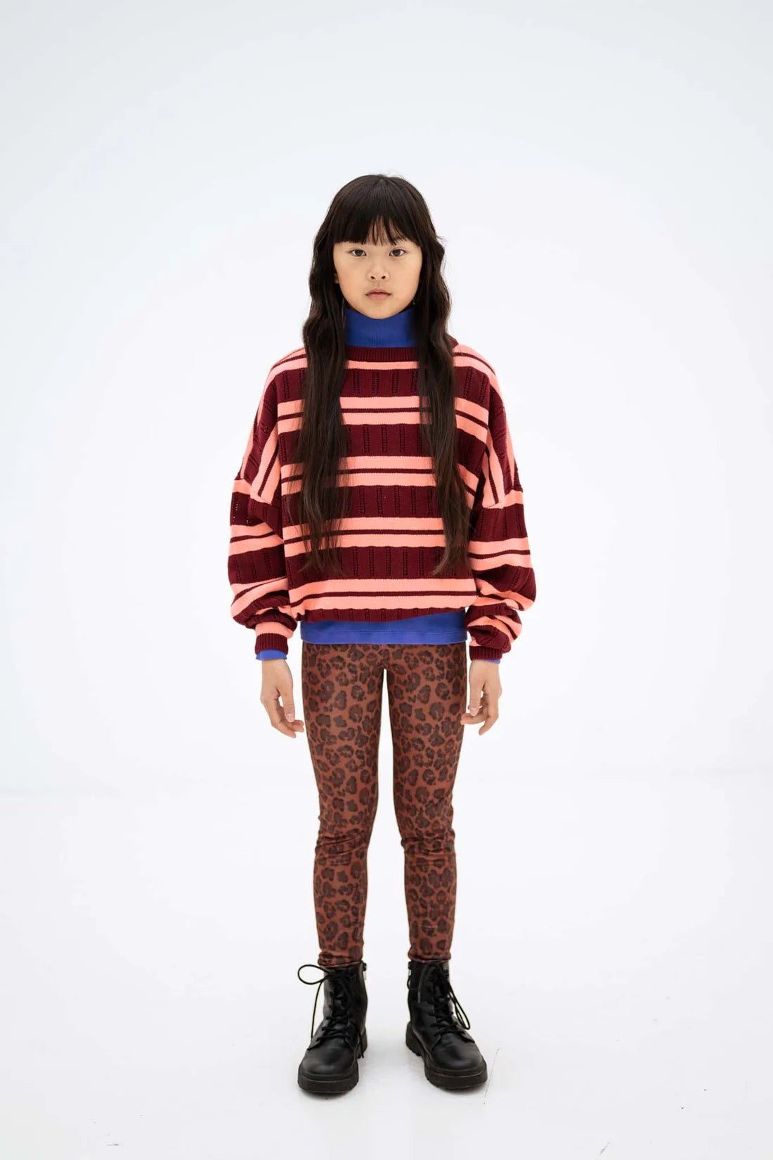 Legging - Chocolate leopard van Repose AMS | Kids Conceptstore Le Fanfare