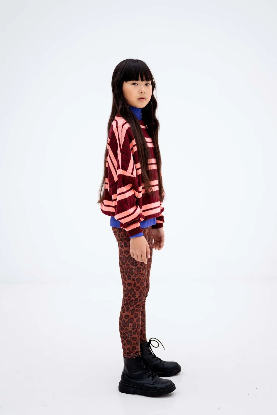 Legging - Chocolate leopard van Repose AMS | Kids Conceptstore Le Fanfare