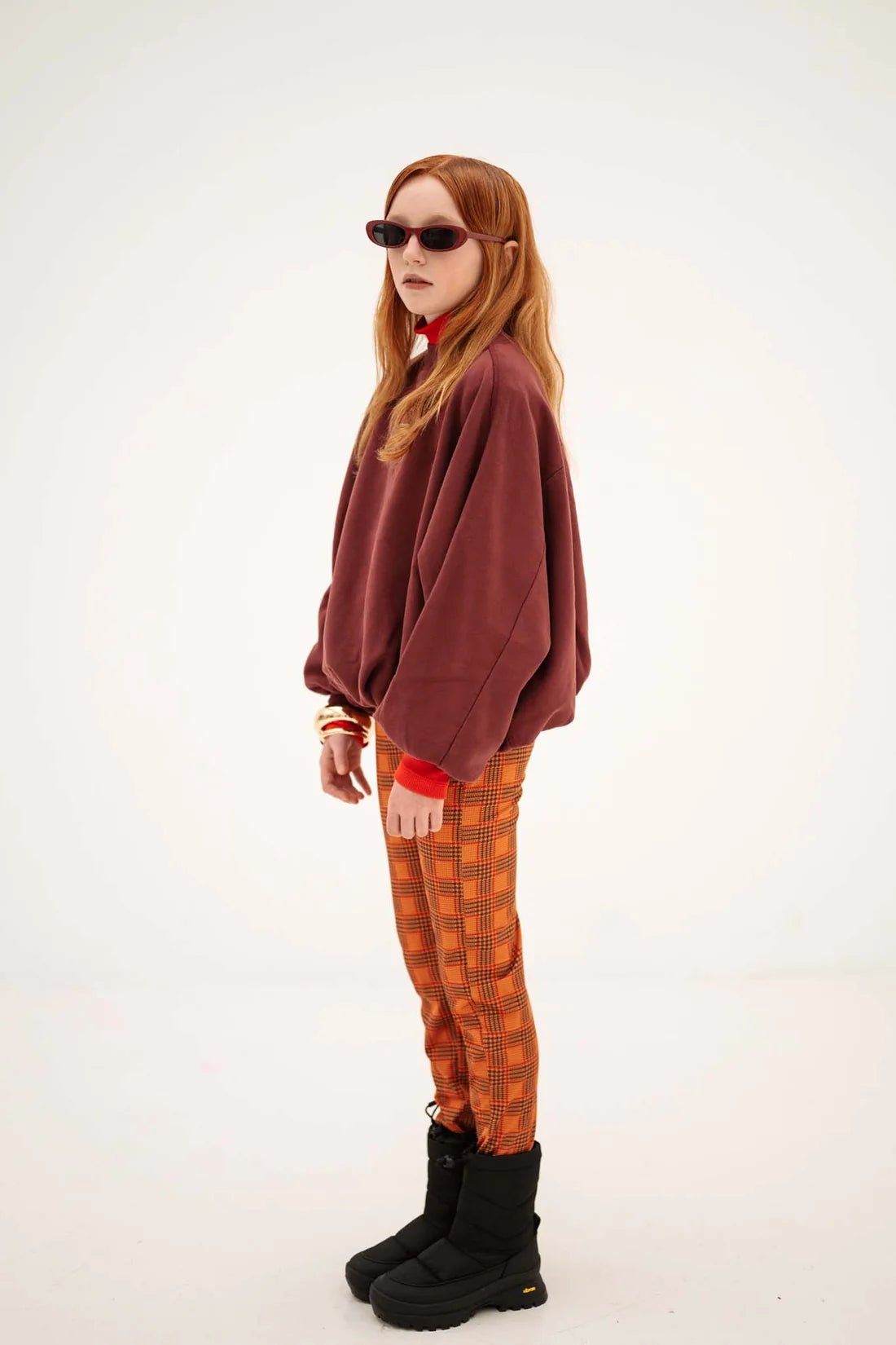 Legging - Tartan twist van Repose AMS | Kids Conceptstore Le Fanfare