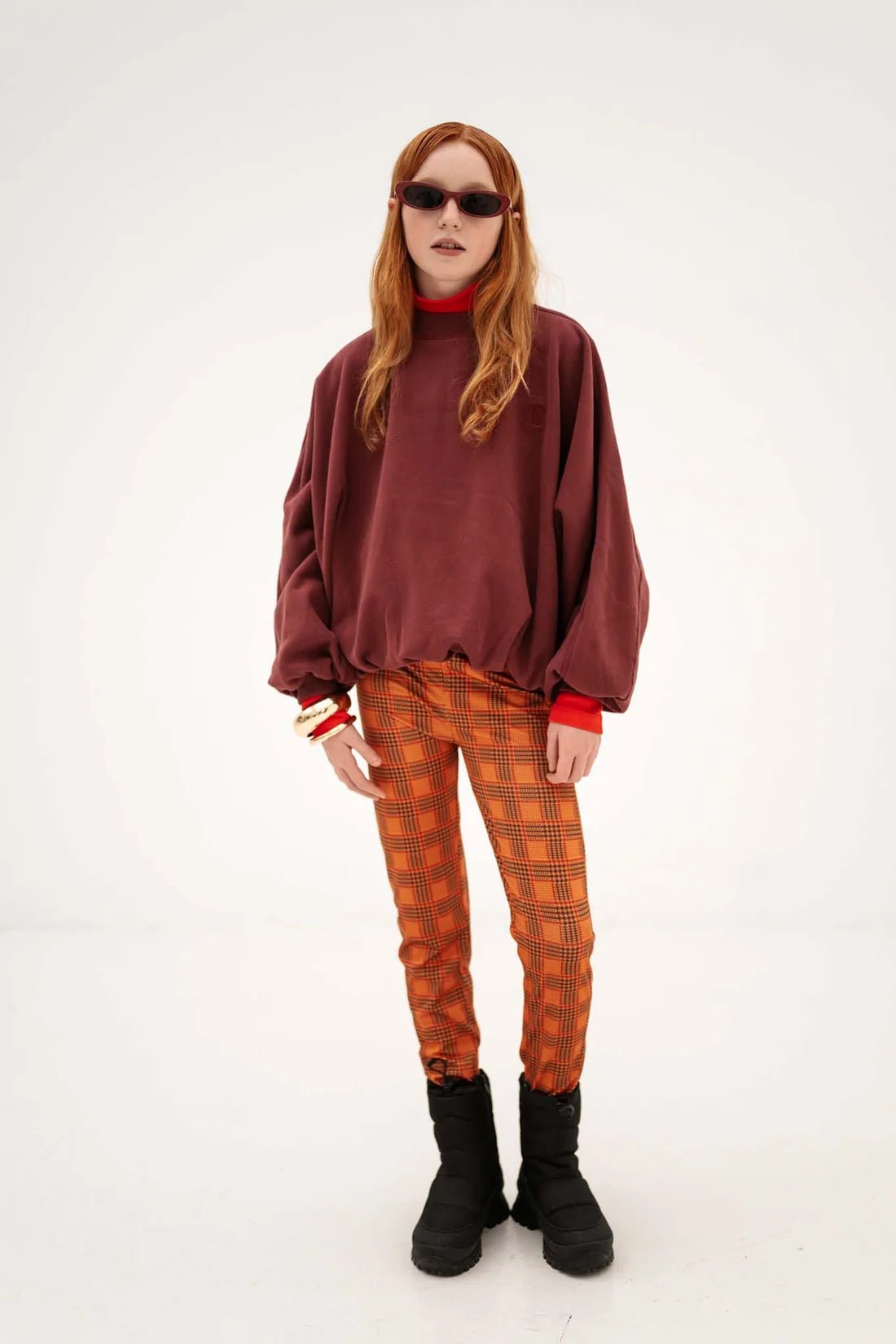 Legging - Tartan twist van Repose AMS | Kids Conceptstore Le Fanfare