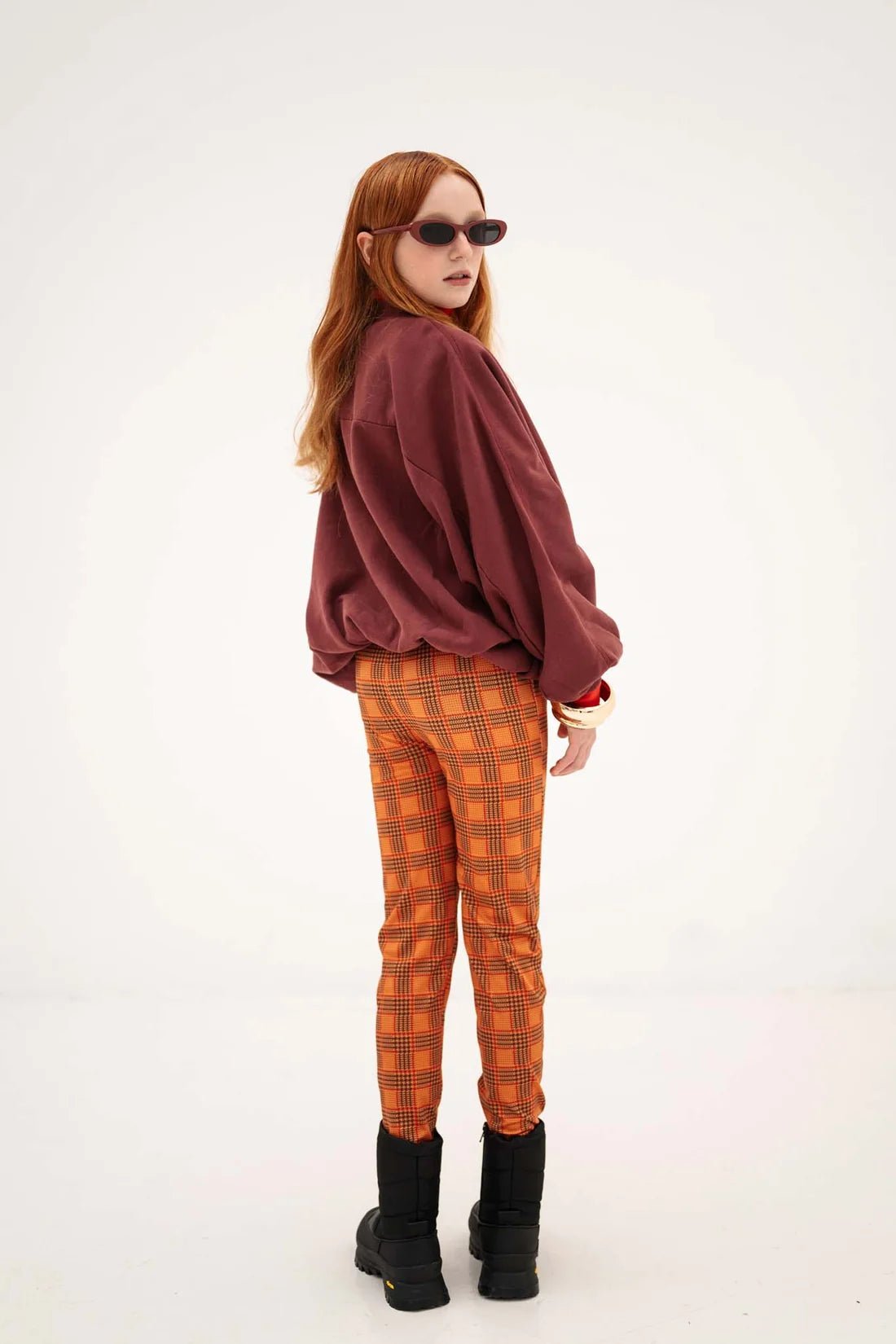 Legging - Tartan twist van Repose AMS | Kids Conceptstore Le Fanfare