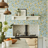 Lemon Tree Wallpaper - Wedgewood