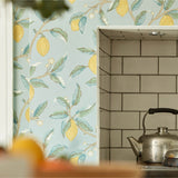 Lemon Tree Wallpaper - Wedgewood