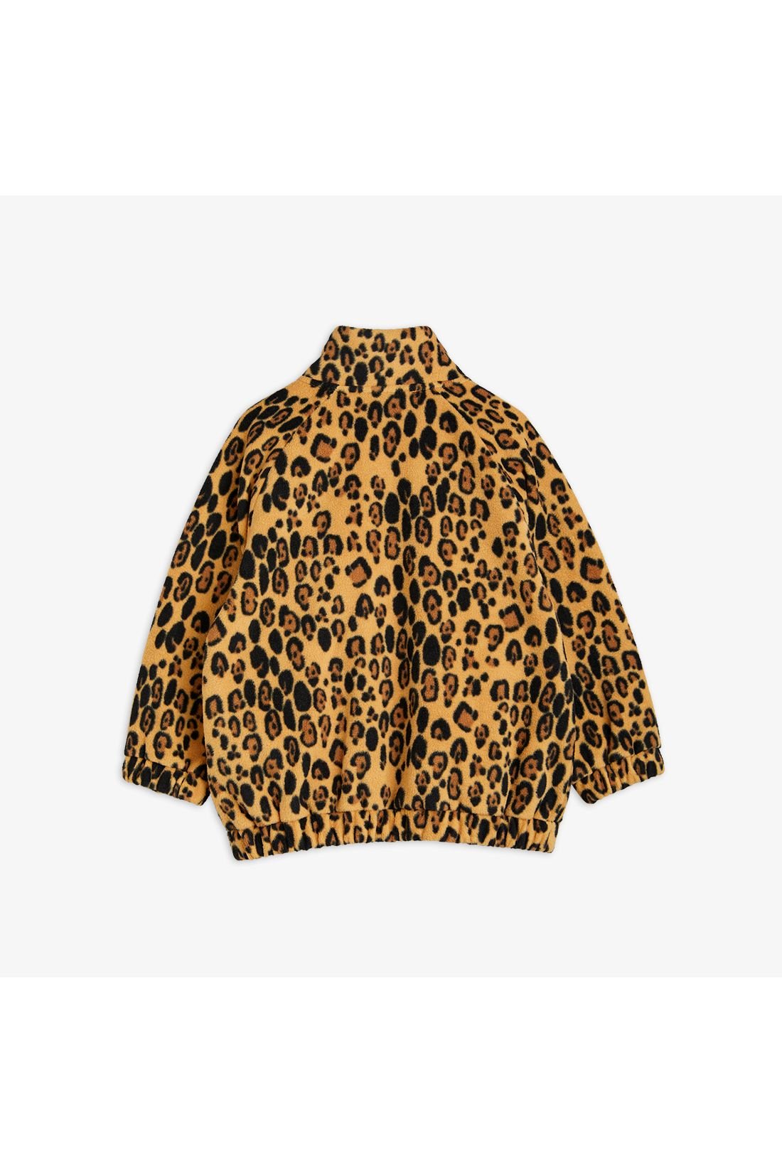 Leopard fleece jacket - Beige van Mini Rodini | Kids Conceptstore Le Fanfare