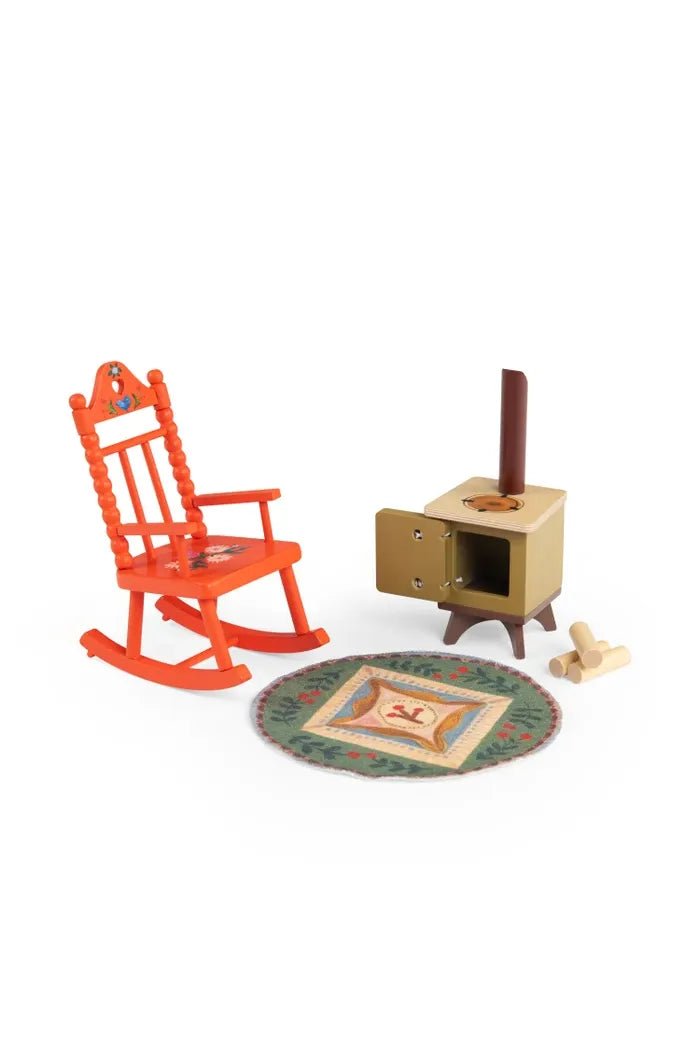 Les Minouchkas - Set bij het haardvuur van Moulin Roty | Kids Conceptstore Le Fanfare
