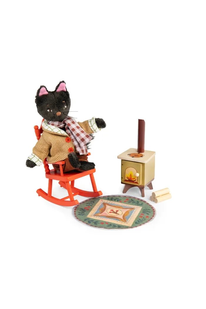Les Minouchkas - Set bij het haardvuur van Moulin Roty | Kids Conceptstore Le Fanfare