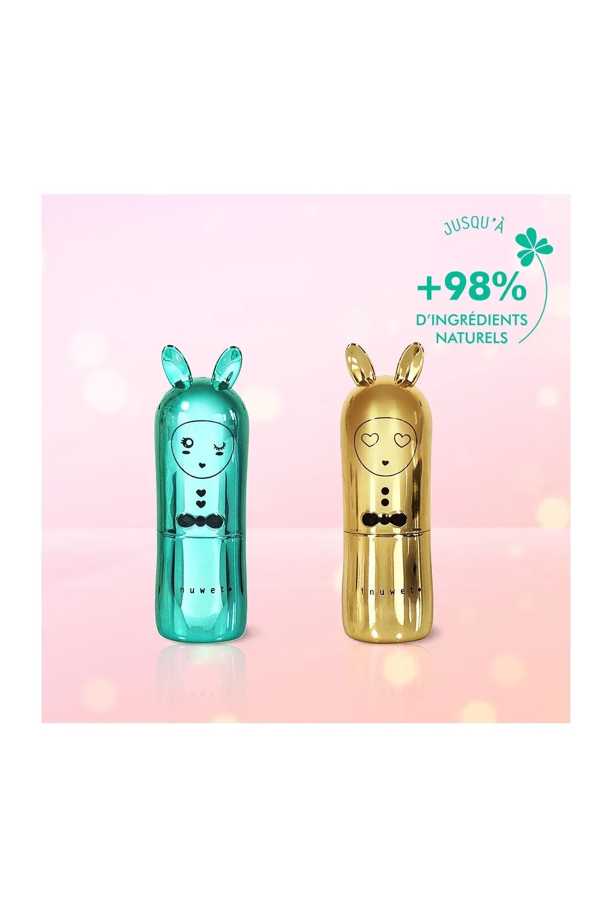 LIPBALM METALLIC EDITION GREEN - CUPCAKE van Inuwet | Kids Conceptstore Le Fanfare