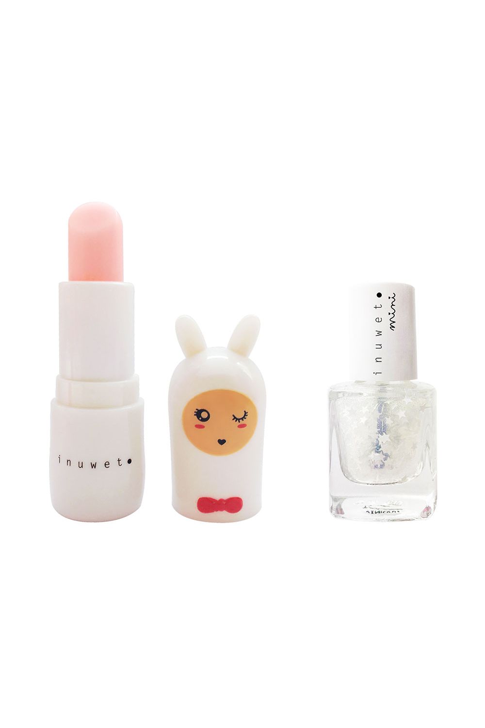 Lipbalm Nailpolish Duo Set Coton Candy van Inuwet | Kids Conceptstore Le Fanfare