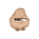 Lipu Clip Pink Duckling Light Rose Leather van Donsje Amsterdam | Kids Conceptstore Le Fanfare