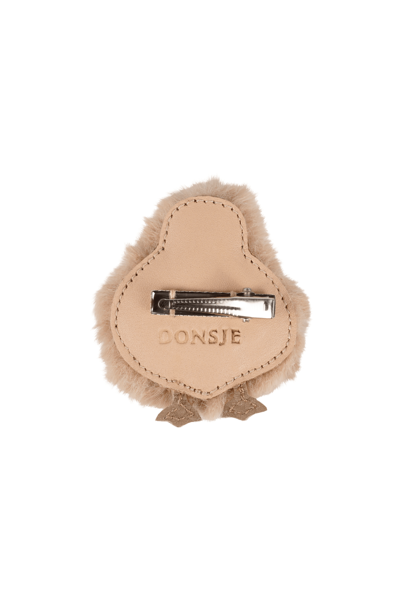 Lipu Clip Pink Duckling Light Rose Leather van Donsje Amsterdam | Kids Conceptstore Le Fanfare