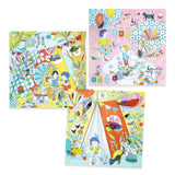 Little doors colouring sheets - Nina’s play tents van Djeco | Kids Conceptstore Le Fanfare
