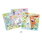 Little doors colouring sheets - Nina’s play tents van Djeco | Kids Conceptstore Le Fanfare