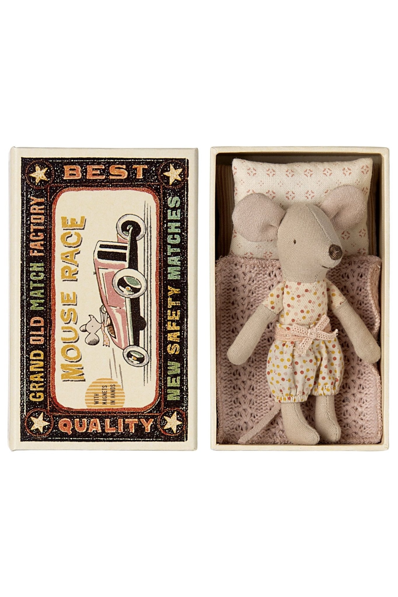 Little Sister Mouse In Matchbox van Maileg | Kids Conceptstore Le Fanfare