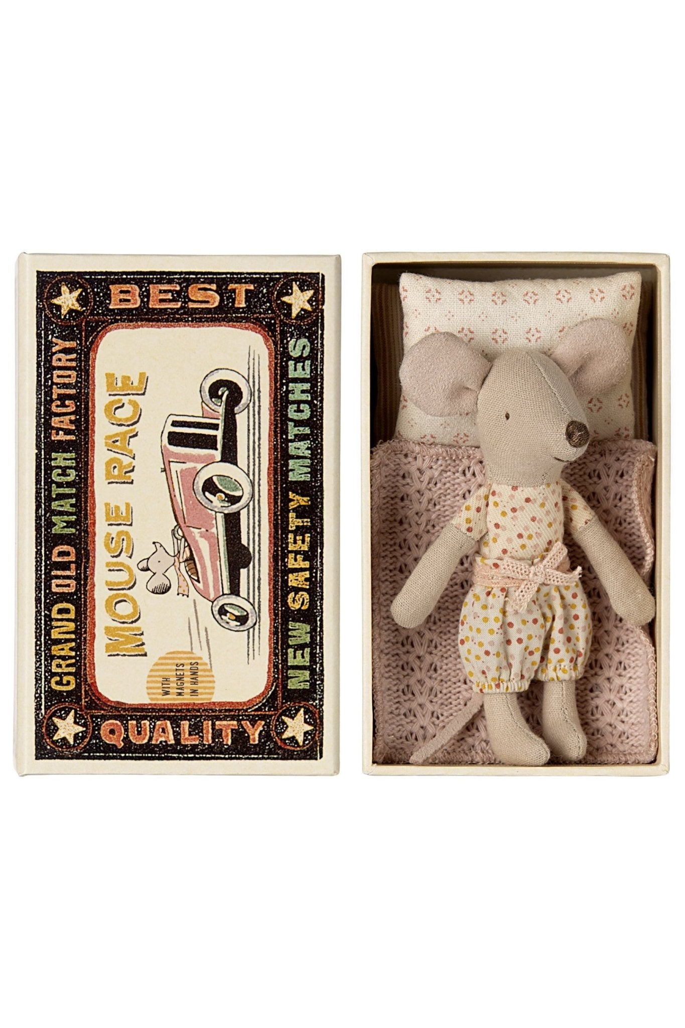 Little Sister Mouse In Matchbox van Maileg | Kids Conceptstore Le Fanfare