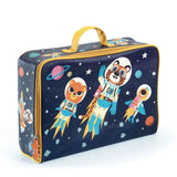 Logeer tas paars/geel van Djeco | Kids Conceptstore Le Fanfare