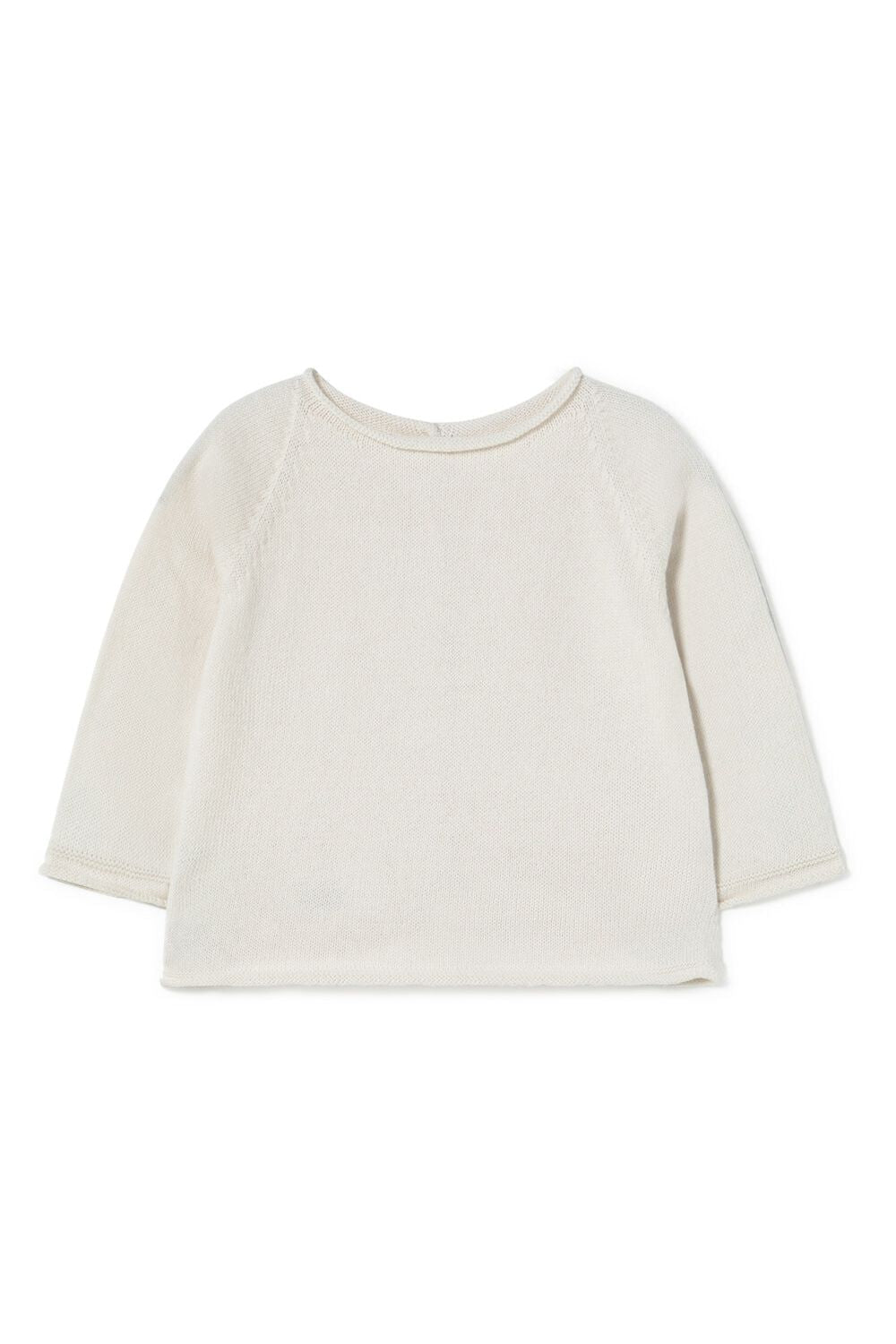 Lois knitted sweater - cream van Li&me | Kids Conceptstore Le Fanfare