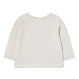 Lois knitted sweater - cream van Li&me | Kids Conceptstore Le Fanfare