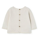 Lois knitted sweater - cream van Li&me | Kids Conceptstore Le Fanfare