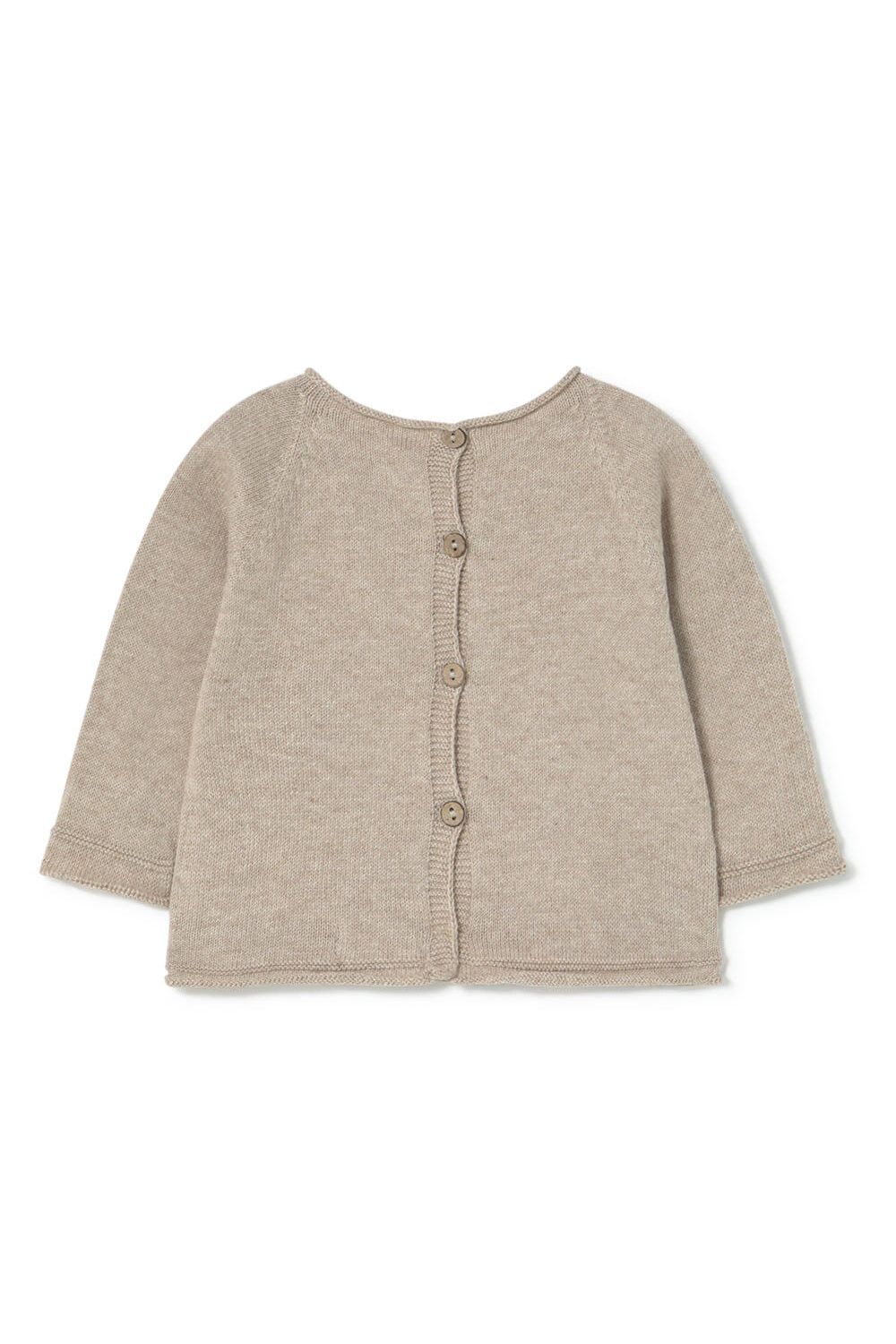 Lois knitted sweater - toasted van Li&me | Kids Conceptstore Le Fanfare