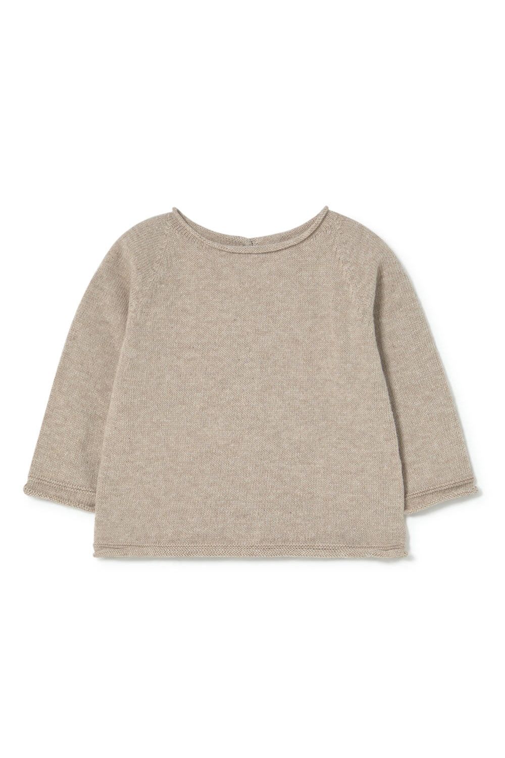 Lois knitted sweater - toasted van Li&me | Kids Conceptstore Le Fanfare