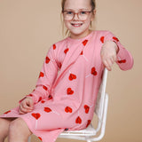 Lollipop Love Long Sleeve Dress van Snurk Amsterdam | Kids Conceptstore Le Fanfare