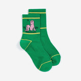 Long Puff short socks - Green van Bobo Choses | Kids Conceptstore Le Fanfare