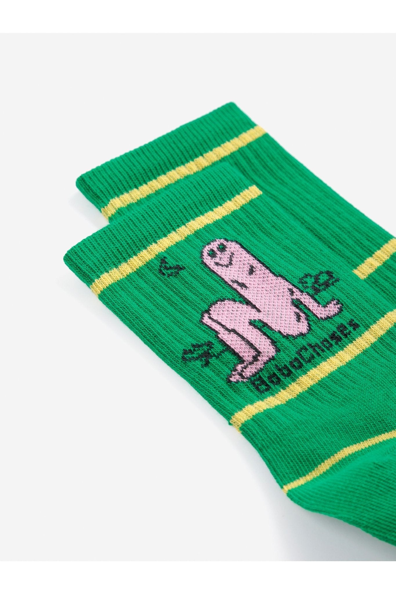 Long Puff short socks - Green van Bobo Choses | Kids Conceptstore Le Fanfare