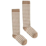Long Ribbed Socks | Biscuit - Cream van Gray Label | Kids Conceptstore Le Fanfare